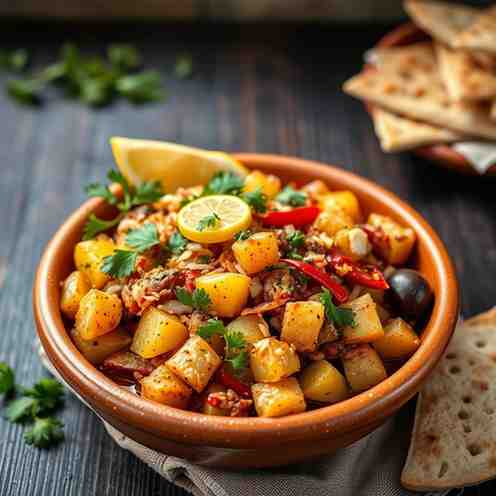 Classic Batata Harra - Spicy Vegan Recipe